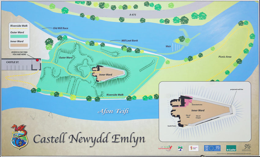 Newcastle Emlyn Castle Plan